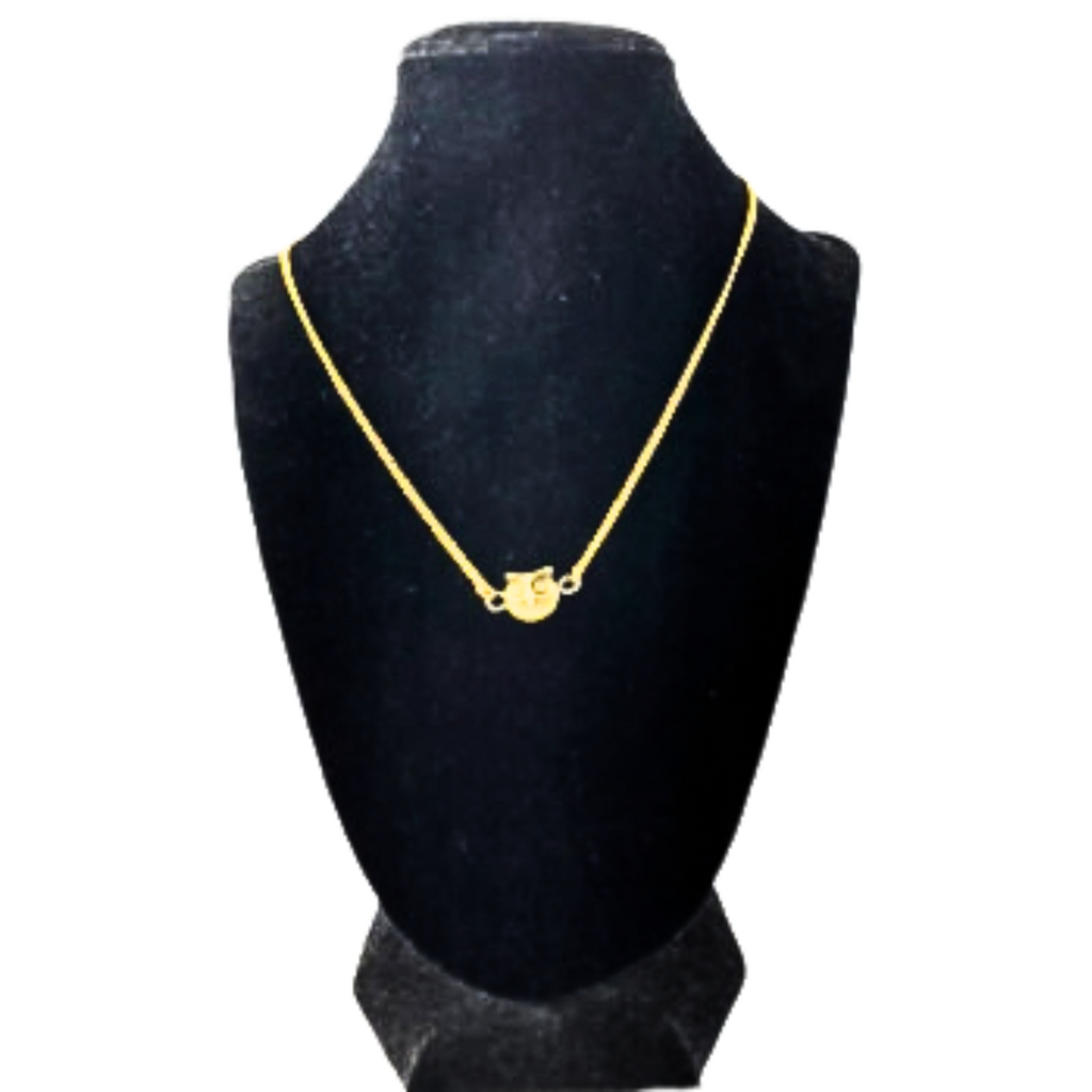 Alpha Owl Minimalist Necklace