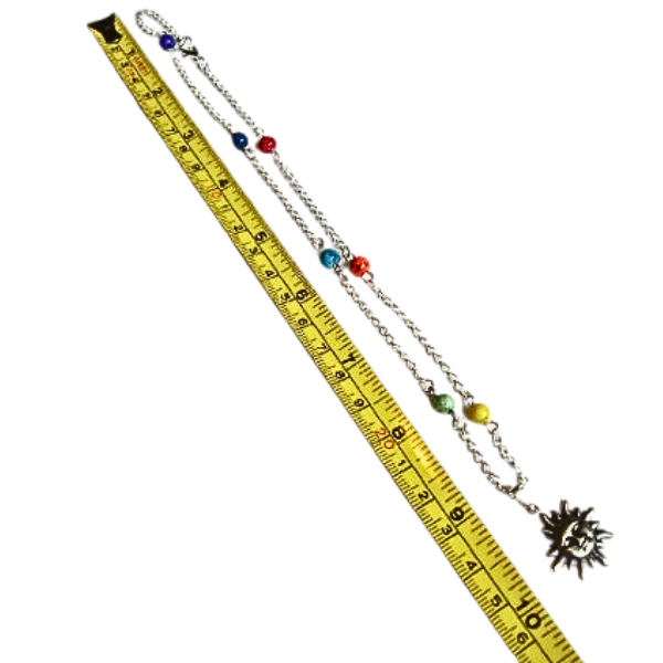 Aztec Sun Beaded Necklace