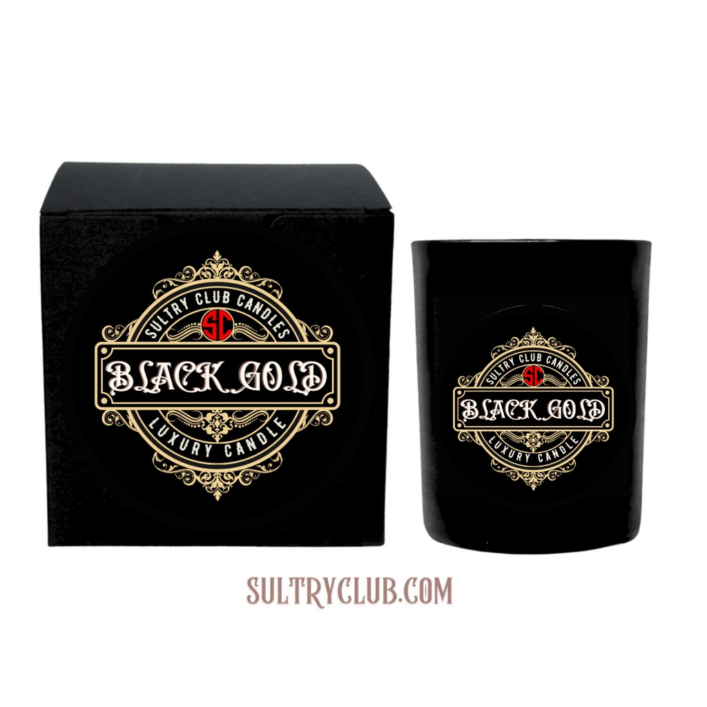 Black Gold Vegan Candle