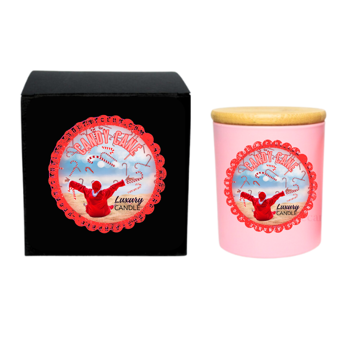 Candy Cane Holiday Candle And Wax Melts