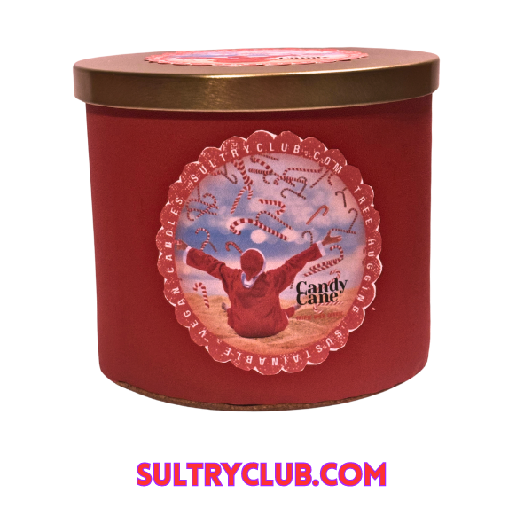 Candy Cane Holiday Candle And Wax Melts