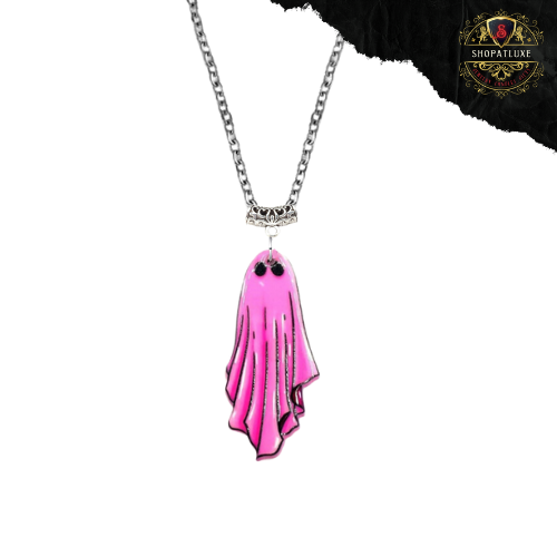 Casper's GF Pink Ghost Necklace