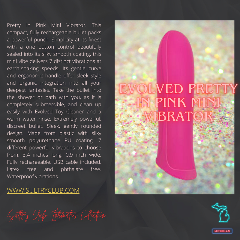 Evolved Pretty in Pink Mini Vibrator