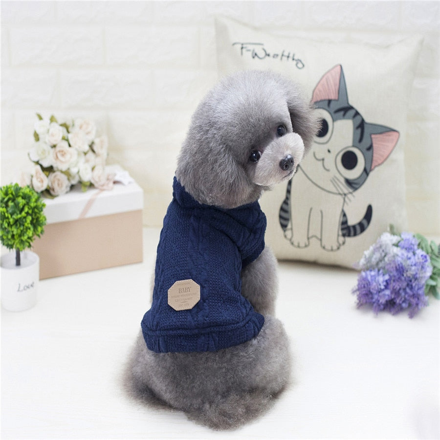 New Pet Dog Clothes Winter Warm Dog Sweater Coat Thicken Pet Clothing For Chihuahua Dogs Costume Hoodies Clothes Jacket chien