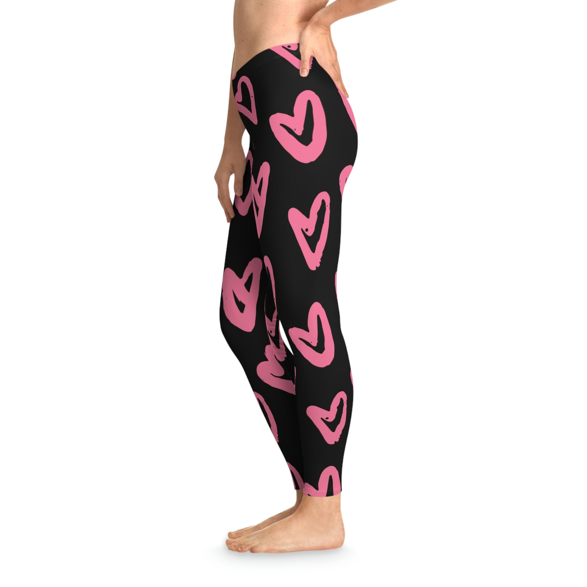 Happy Hearts Stretchy Leggings