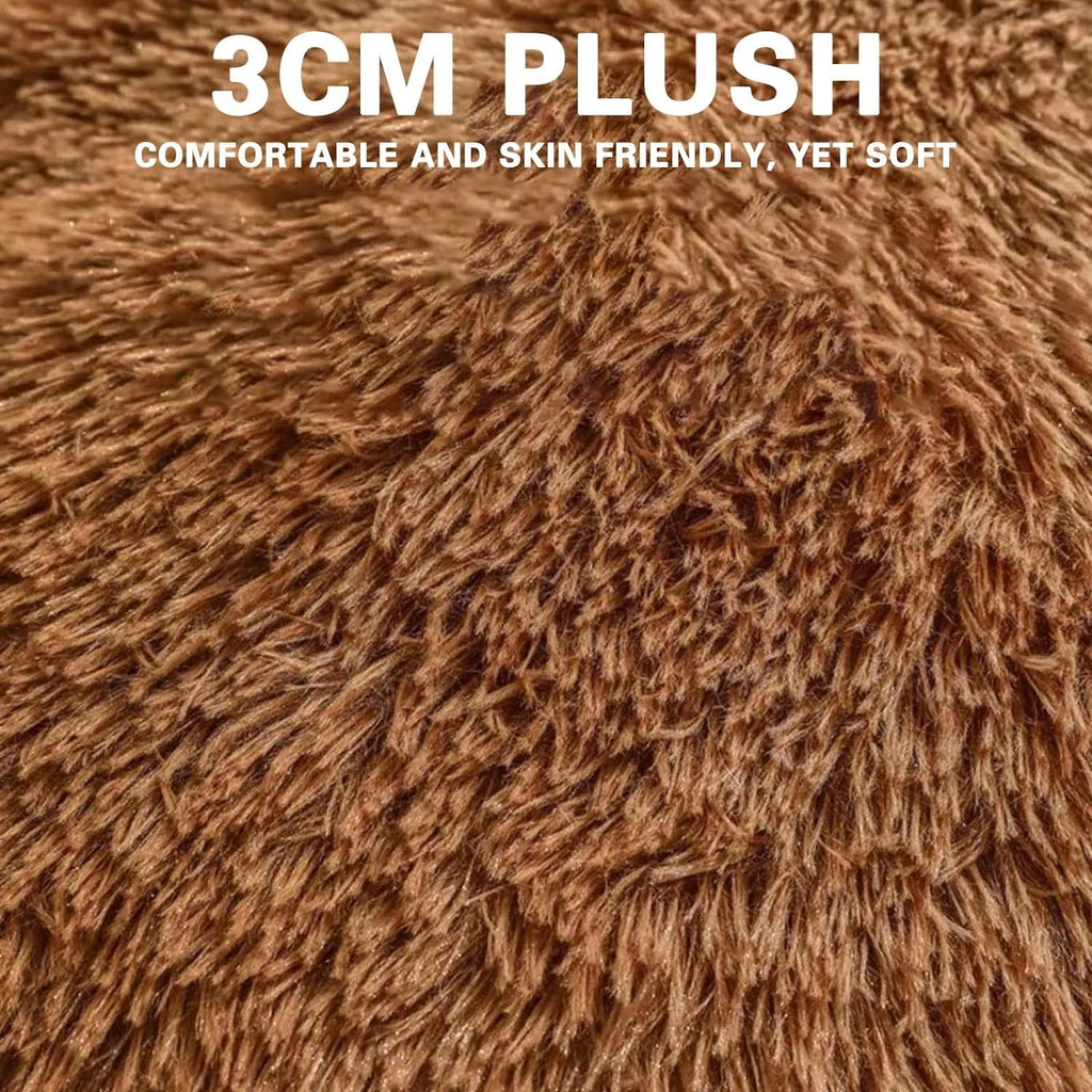 Dog Bed with Standing Paws | Upgraded Soothing Paw Dog Bed | Cozy and Comfy Pet Dog Bed | Creative Dog Donut Bed with Bear Paws | Size 15.74 * 8.66 * 2.75 | Pet Paw Dog Bed for Dogs (Pink)