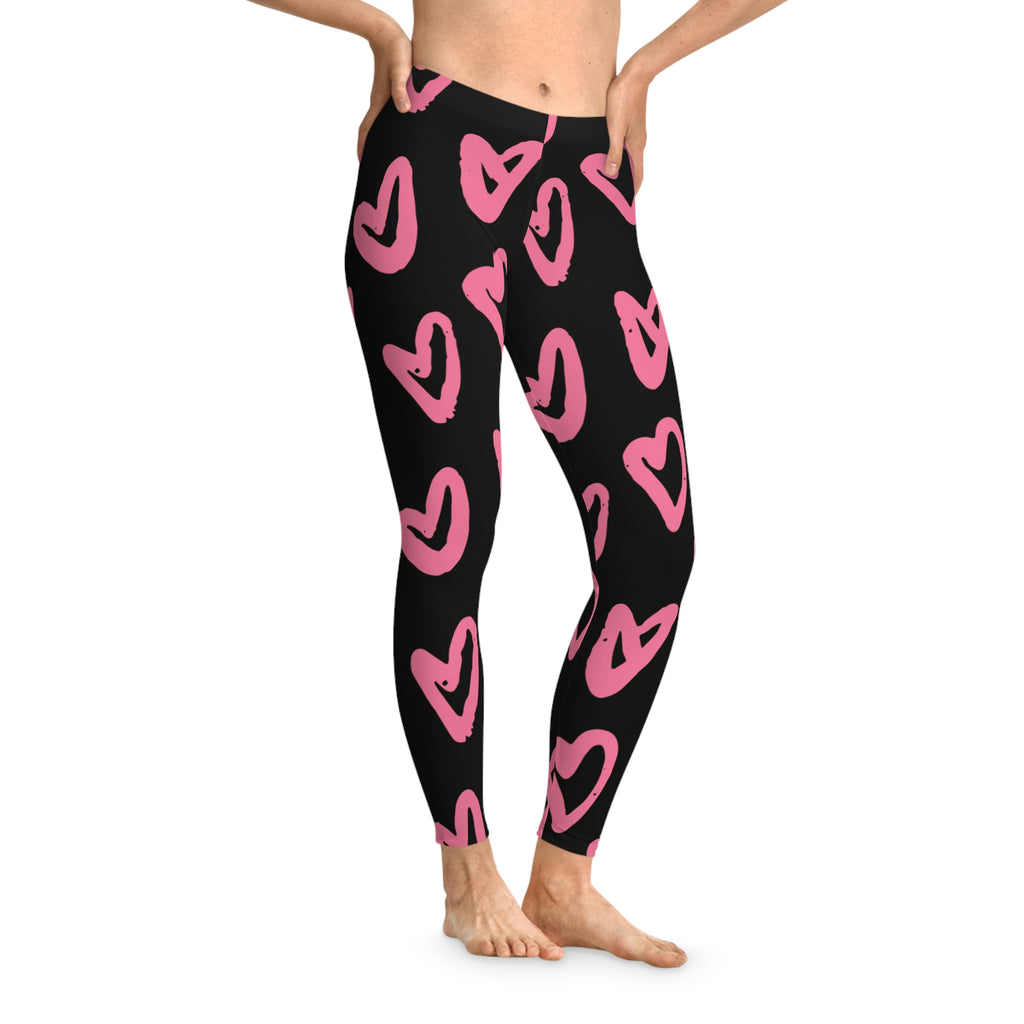 Happy Hearts Stretchy Leggings