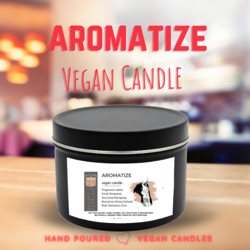 AROMATIZE 8 Oz Vegan Candle