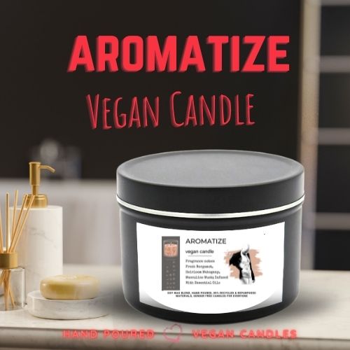 AROMATIZE 8 Oz Vegan Candle