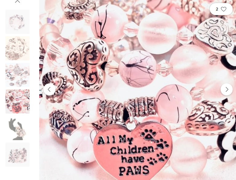 All My Children Have Paws Wrap Bracelet