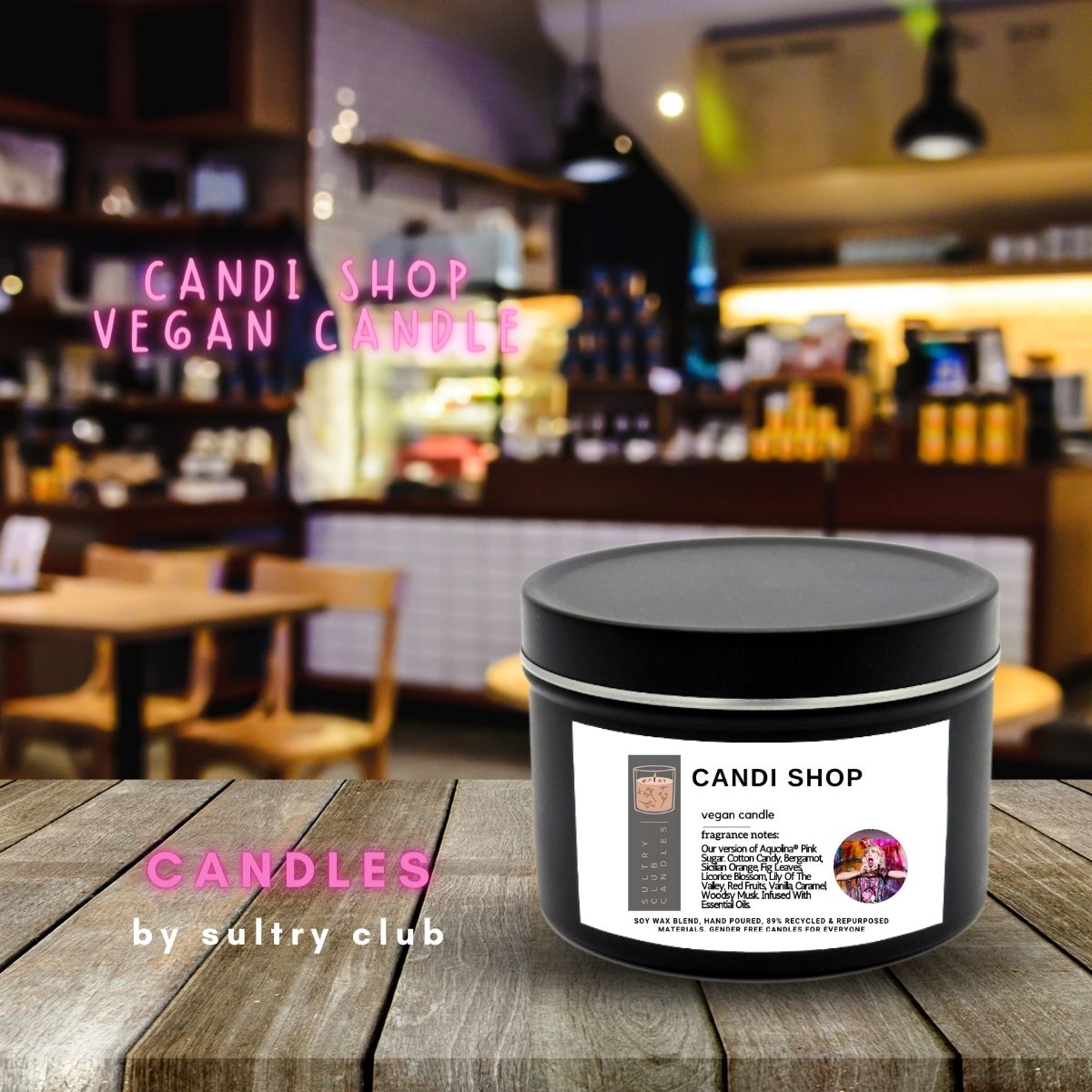 CANDI SHOP 8 Oz Vegan Candle