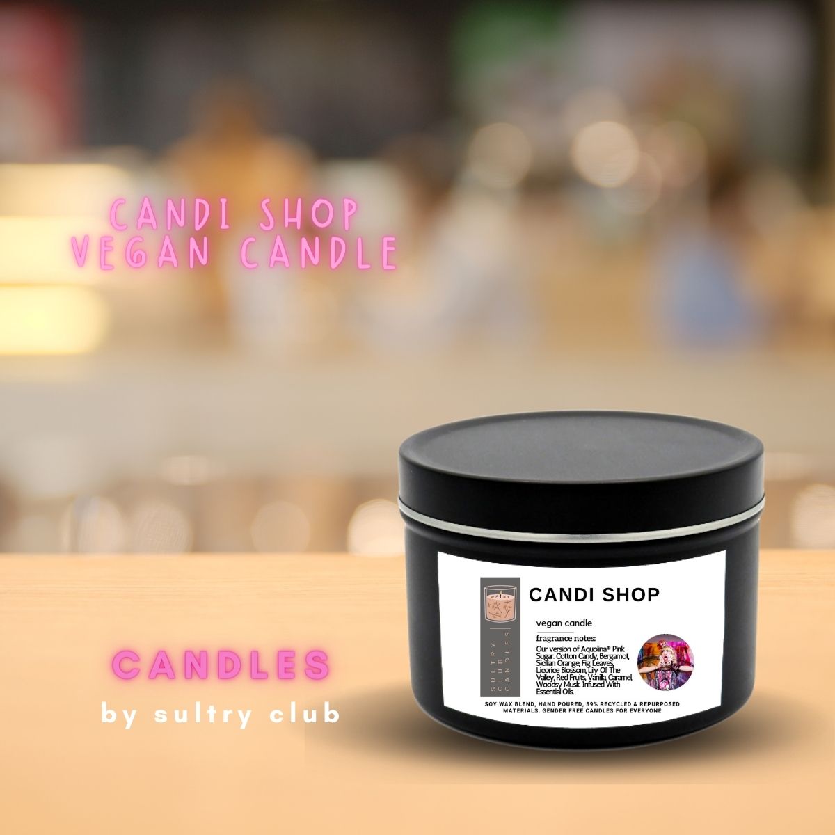 CANDI SHOP 8 Oz Vegan Candle