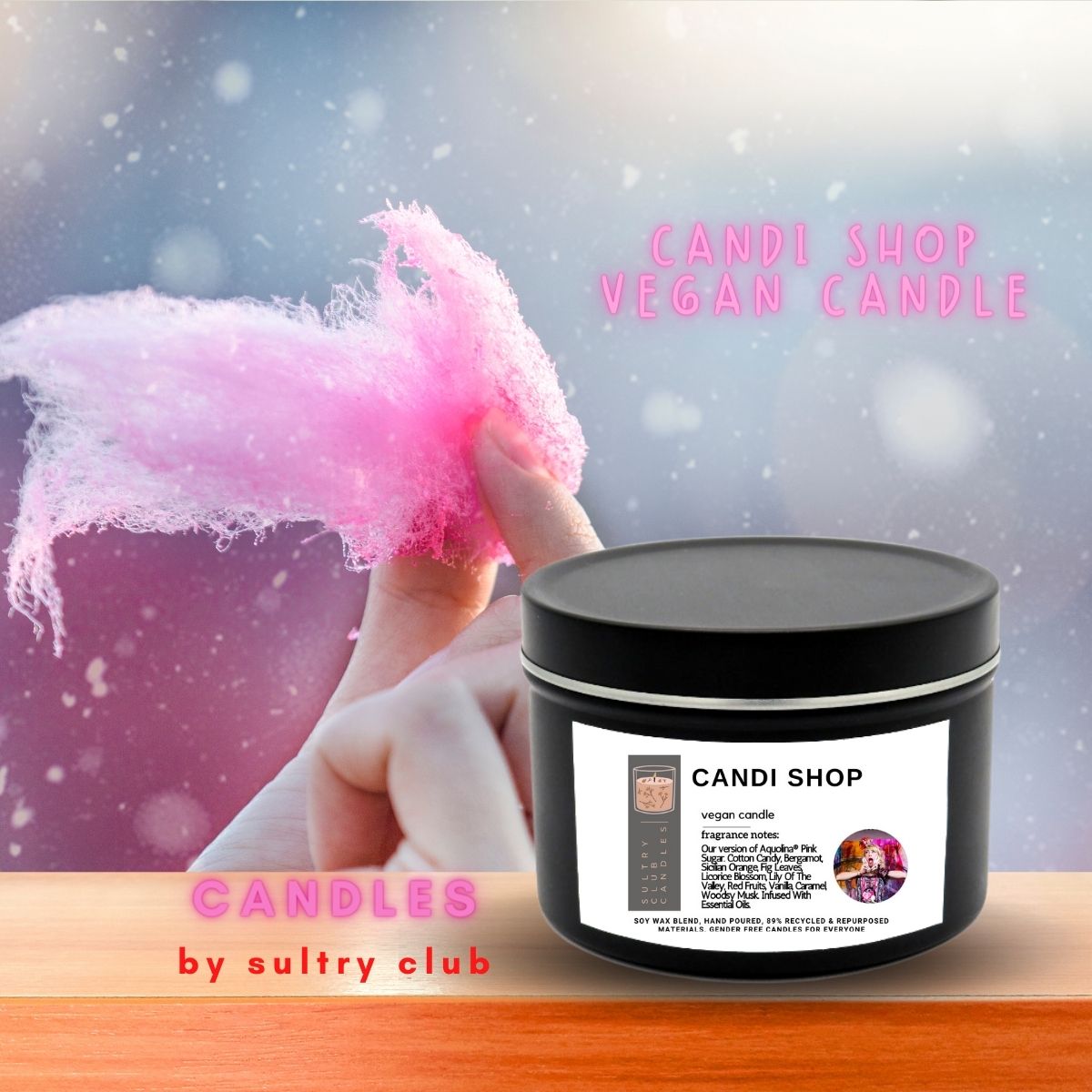 CANDI SHOP 8 Oz Vegan Candle