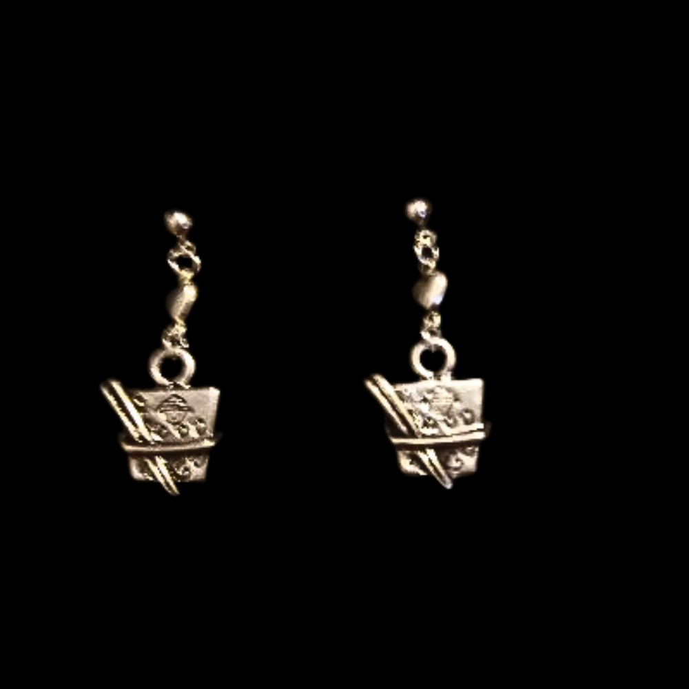 Chinese Takeout Charm Earrings - A Perfect Gift