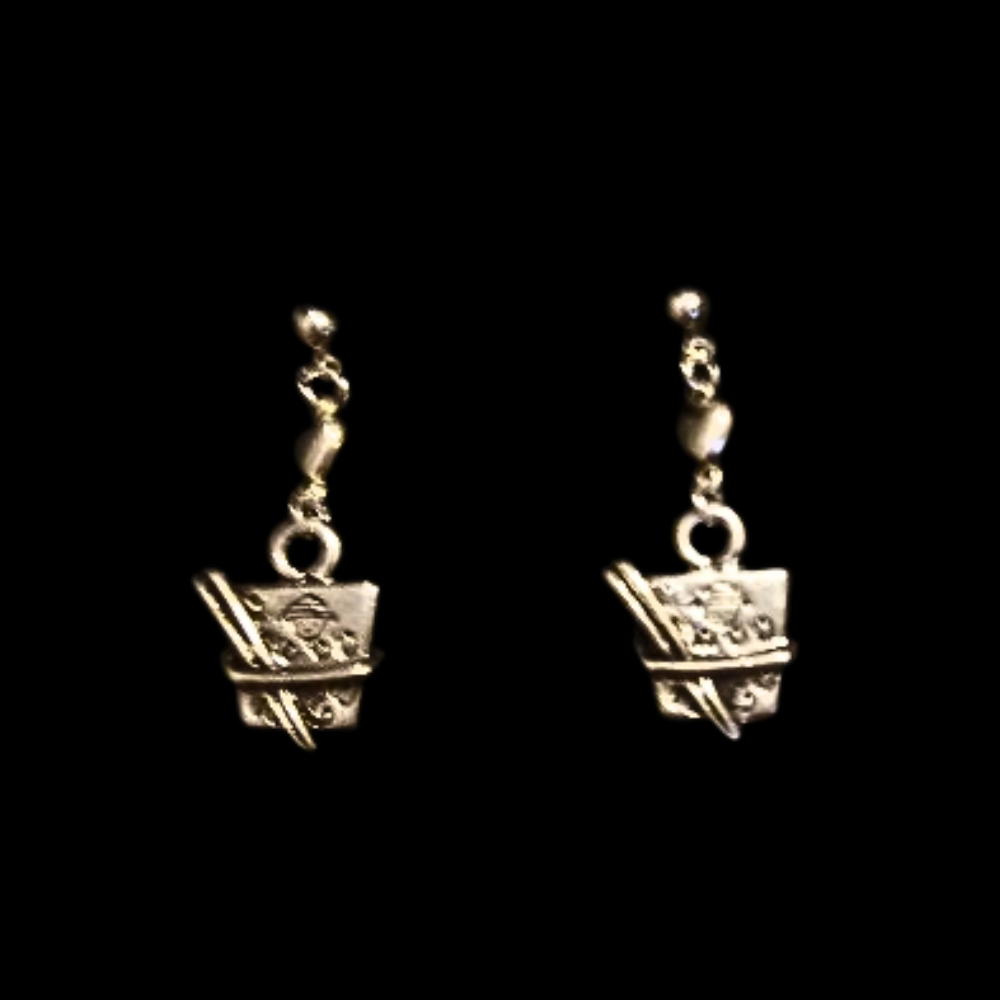 Chinese Takeout Charm Earrings - A Perfect Gift