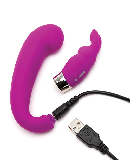 Happy Rabbit G-SPOT Clitoral Curve Vibrator Purple