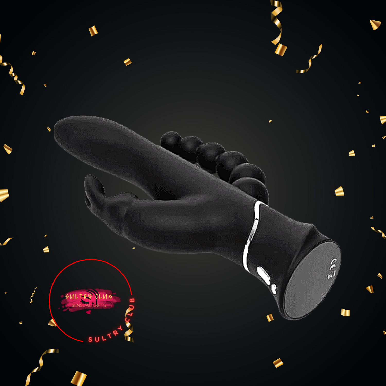 Happy Rabbit Triple Curve Rechargeable Rabbit Black