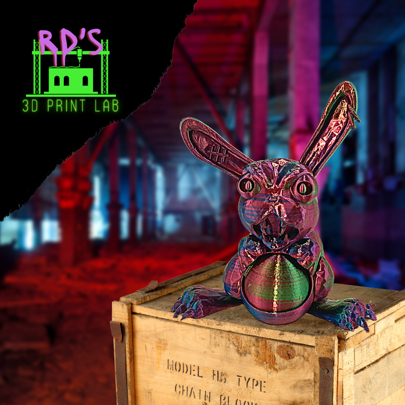 NOT YOUR AVERAGE BUNNY (PURPLE & BLUE METALLIC) WITH SECRET COMPARTMENT