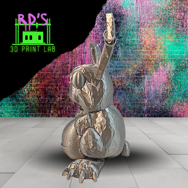 NOT YOUR AVERAGE BUNNY (SILVER) WITH SECRET COMPARTMENT