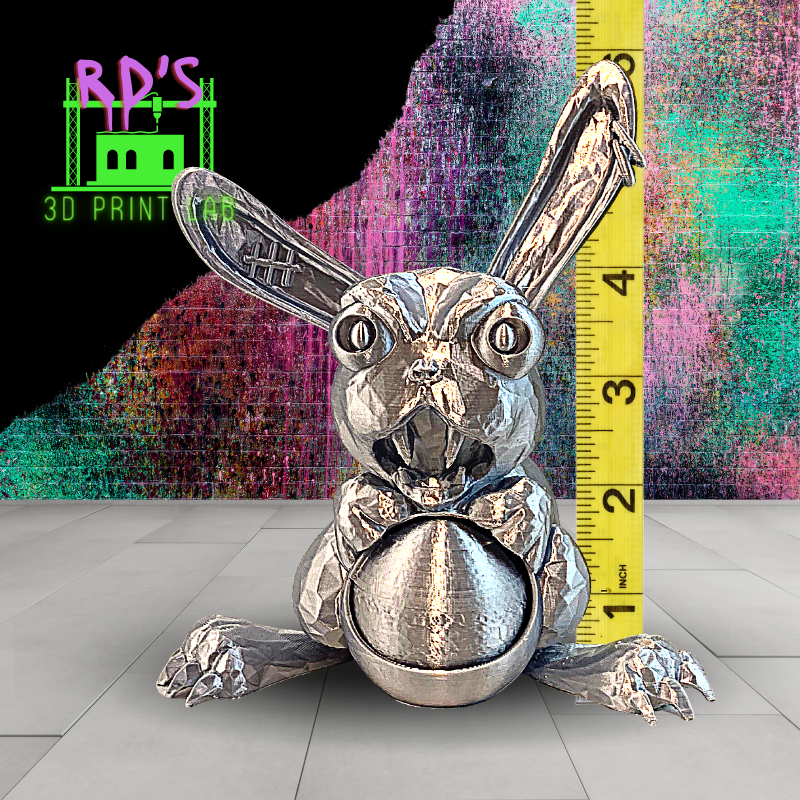 NOT YOUR AVERAGE BUNNY (SILVER) WITH SECRET COMPARTMENT