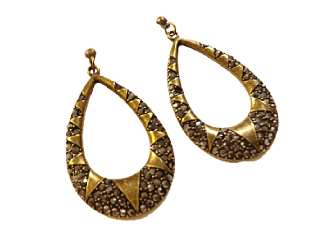 African Themed Drop Earrings