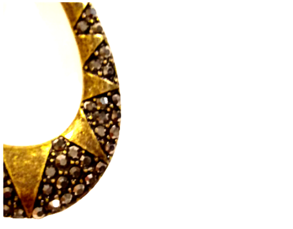 African Themed Drop Earrings