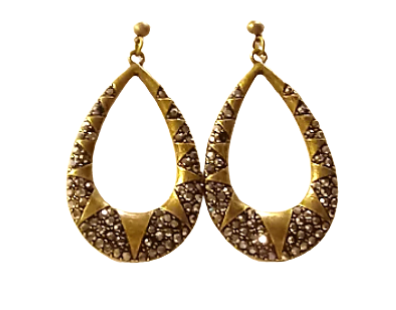 African Themed Drop Earrings