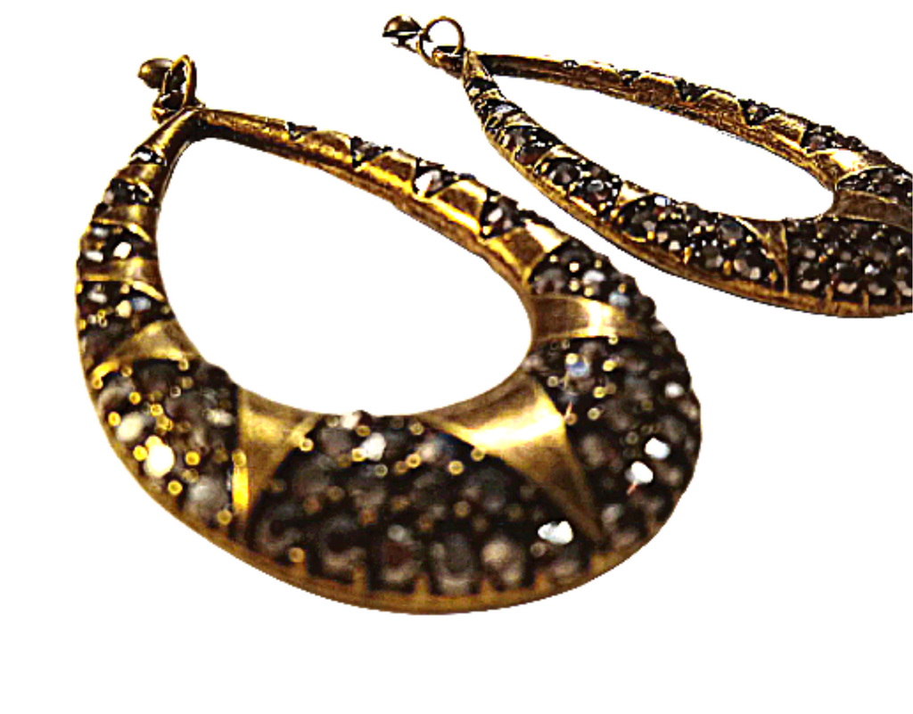 African Themed Drop Earrings