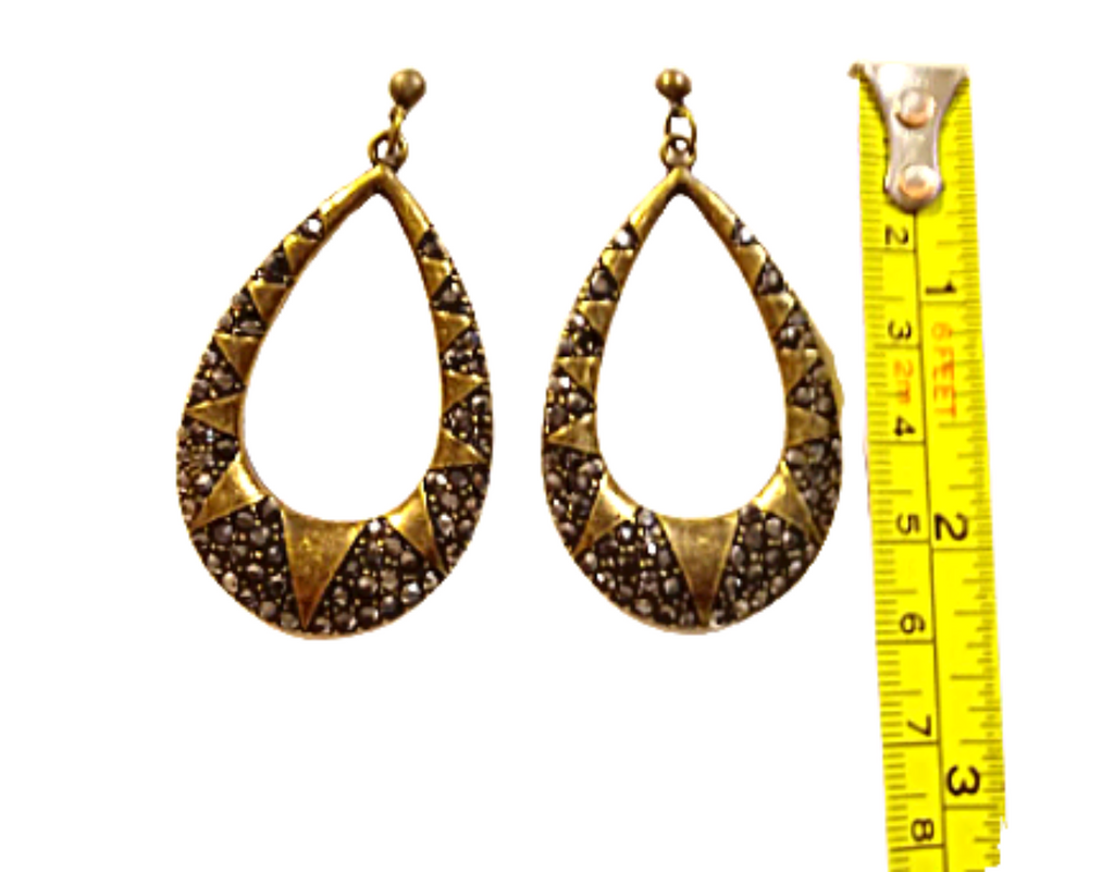 African Themed Drop Earrings