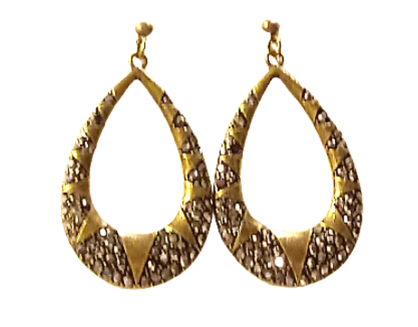 African Themed Drop Earrings