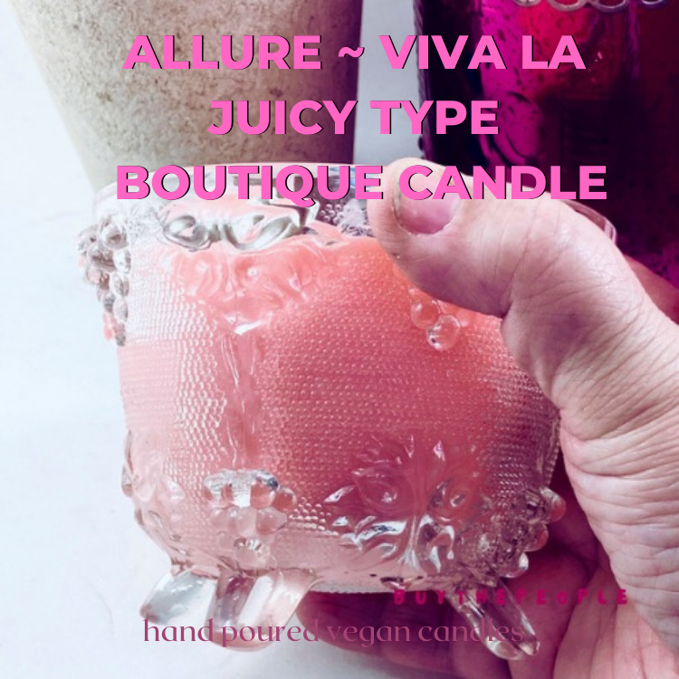 ALLURE- Viva La Juicy Type Candle In Crystal Cauldron