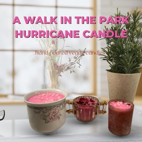A Walk In The Park Hurricane Candle