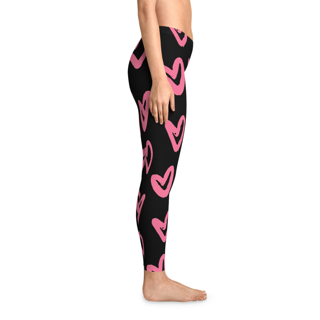 Happy Hearts Stretchy Leggings