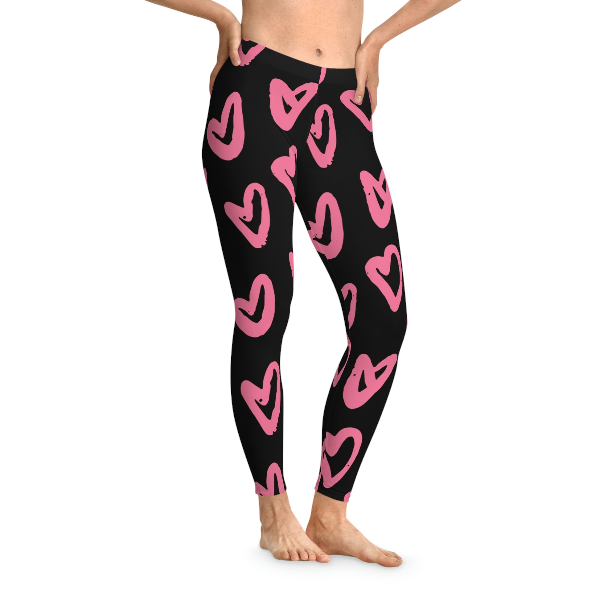 Happy Hearts Stretchy Leggings