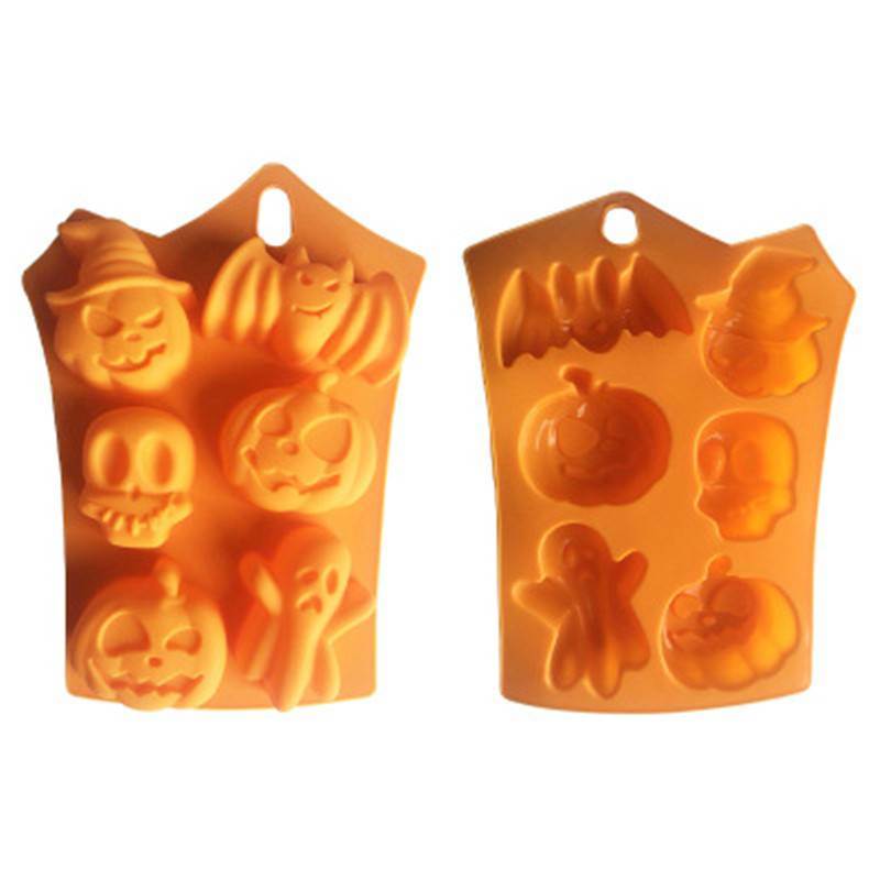Halloween Pumpkin Plunger Chocolate Cake Cookie Fondant Mold