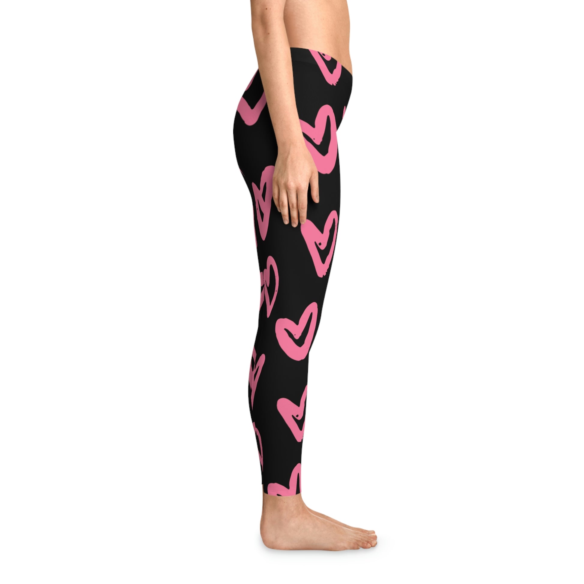 Happy Hearts Stretchy Leggings