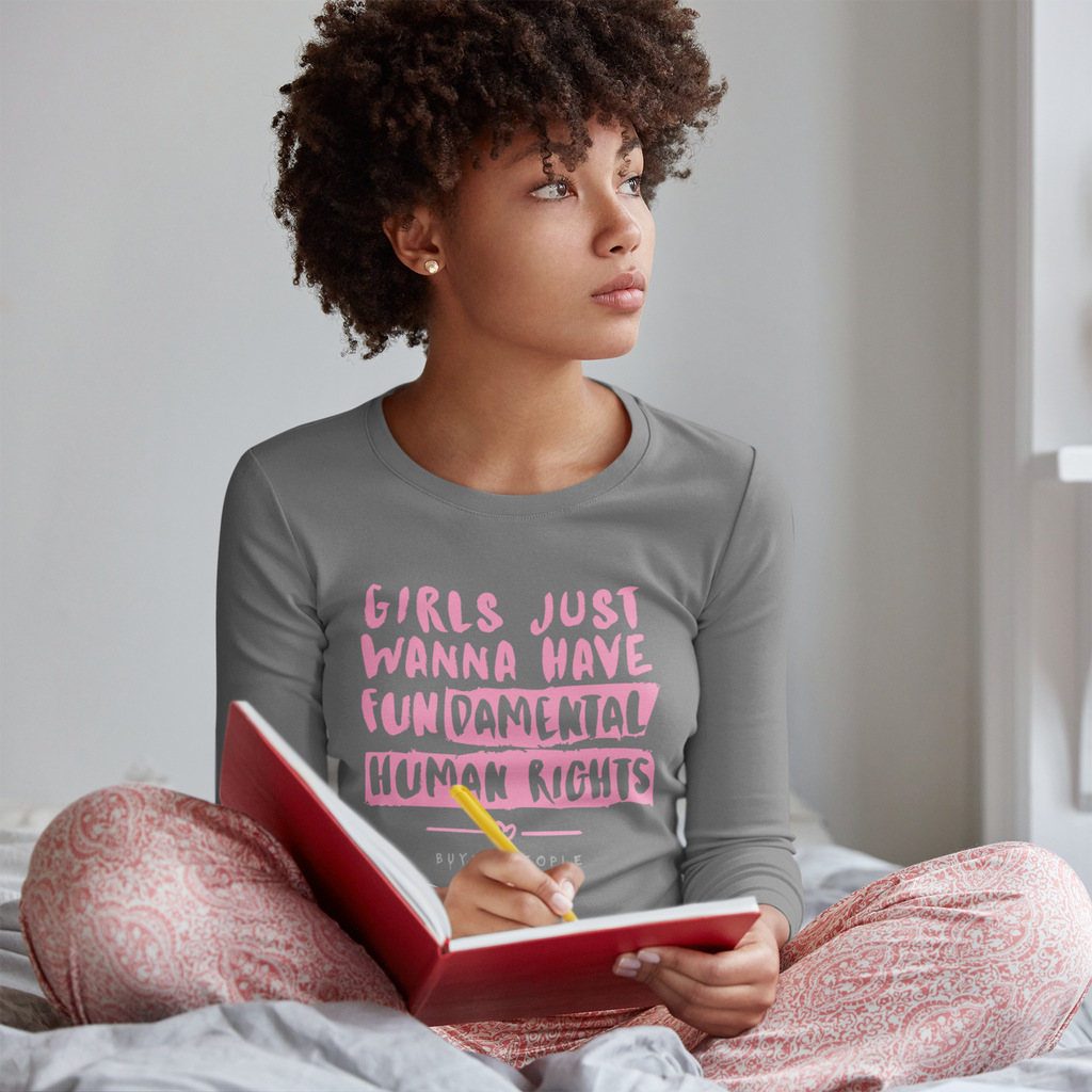 GIRLS JUST WANNA HAVE FUNdamental Rights! Classic Long Sleeve T-Shirt