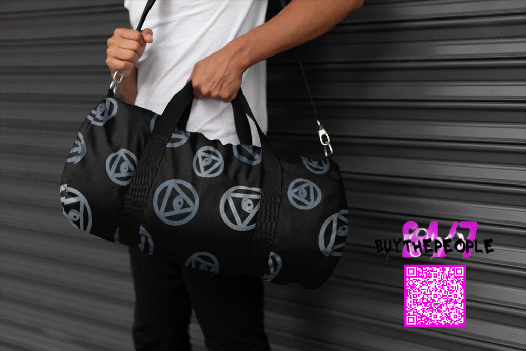Evil Eye Of Horus Blues Duffel Bag